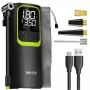 VAYOX VA0410 genopladelig luftpumpe 8000mAh cylinder 19mm med powerbank-funktion