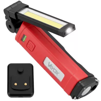 VAYOX VA0456 værkstedlampe med ladestation