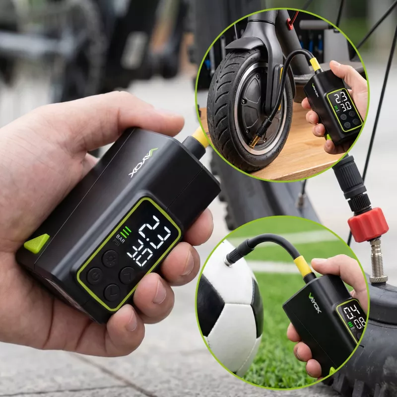 VAYOX VA0451 batteri-cykelpumpe