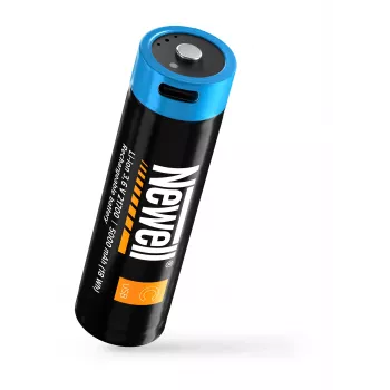 Newell 21700 USB-C 5000 mAh batteri Li-Ion genopladelig (2-pak, blister)