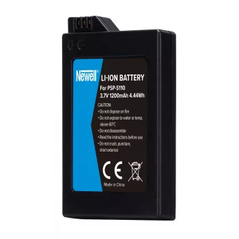 Newell erstatningsbatteri PSP-S110 til Sony PlayStation Portable PSP-2000 / PSP-3000