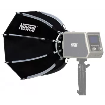 Newell 30 cm ottekantet softbox med Mini-Bowens (FM)-fatning