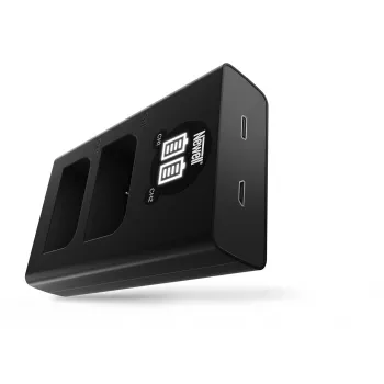 Newell DL-USB-C tokanals lader til Olympus BLX-1-batterier