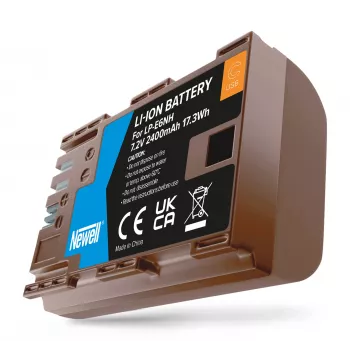Newell Erstatningsbatteri LP-E6NH USB-C til Canon
