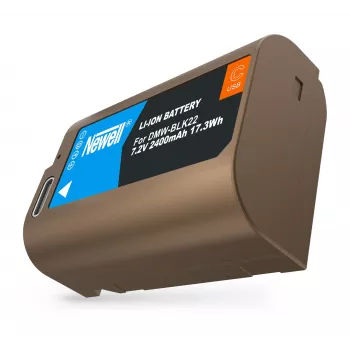 Newell Erstatningsbatteri DMW-BLK22 USB-C til Panasonic