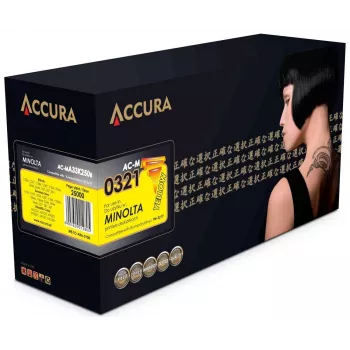 Accura kompatibel tonerkassette gul (TN-321Y) til Konica Minolta bizhub C224/C284/C364/C454/C554-serien