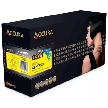 ACCURA kompatibel tonerkassette cyan (TN-321C erstatning) til Konica Minolta bizhub C224/C284/C364/C224e/C284e/C364e