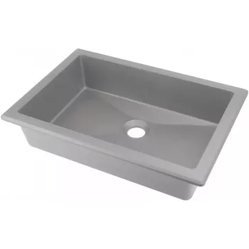 DEANTE Granite Undercounter/Recessed Washbasin Beige 1-Bowl with Drainer