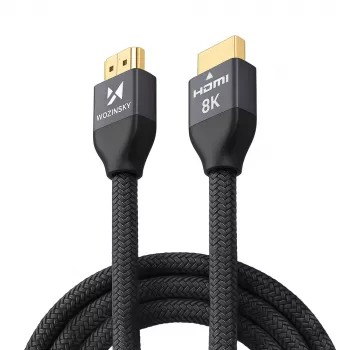 Wozinsky HDMI 2.1-kabel 8K 60Hz 48Gbps / 4K 120Hz / 2K 144Hz 3m sølv (WHDMI-30)