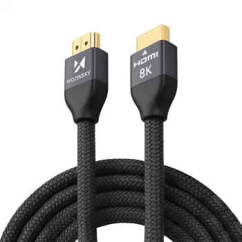 Wozinsky HDMI 2.1-kabel 8K 60Hz 48Gbps / 4K 120Hz / 2K 144Hz 5m sølv (WHDMI-50)