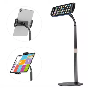 Wozinsky Desktop Stand for Tablet and Phone, Black (WTHBK4)