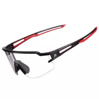 ROCKBROS cykelbriller fotokromatiske UV400 model 10173 sort-rød