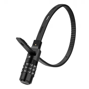 ROCKBROS kombinationskabellås 0,5 m sort 3240001001
