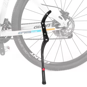 ROCKBROS cykelstøtte JC1005BK - sort, justerbar 345-400mm, aluminiumslegering, skridsikker gummifod, til 24-29 inch hjul