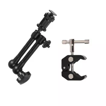 HURTEL clamp mount til kamera, camcorder, mikrofon