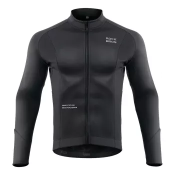 ROCKBROS cykeljakke efterår/vinter langærmet L - sort