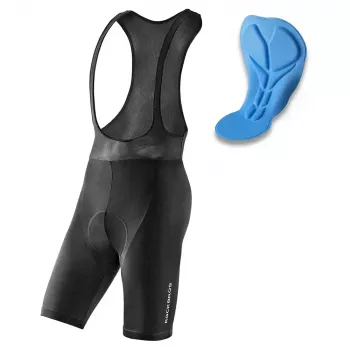 ROCKBROS RK20023XL Herrecykelbukser med seler og polstring XXXL - sort