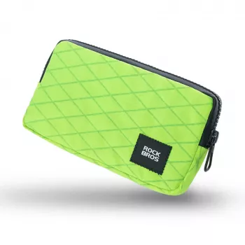ROCKBROS Bicycle Frame Bag 0.15L Light Green - Phone, Keys, Wallet Storage