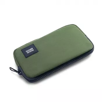 ROCKBROS Bicycle Frame Bag 0.15L Dark Green Top Tube Bag for Phone Keys Wallet