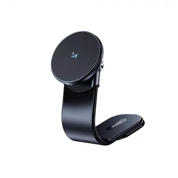 Wozinsky WCZ2Y2S Magnetic Car Phone Holder with 15W MagSafe Wireless Charger for Dashboard - Black