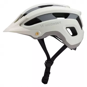 WOZINSKY MTB Helmet with Detachable Visor Lightweight 57-62 cm - Pastel Green