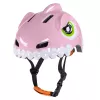 WOZINSKY Children's Bicycle Helmet Dinosaur Motif 52-56 cm Pink