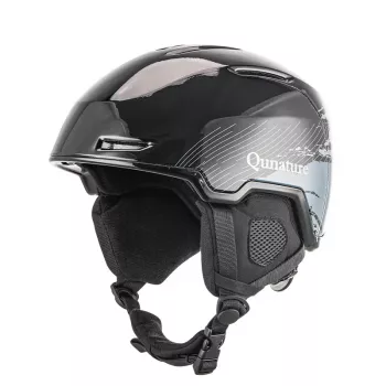 Qunature ski- og snowboardhjelm 10130003003 med ørebeskyttelse 58-61 cm sort