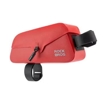 ROCKBROS Bicycle Frame Bag 0.9L Waterproof with Magnetic Buckle - Red