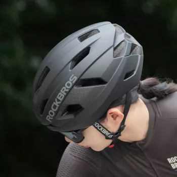 ROCKBROS LK-15 Carbon Fiber cykelhjelm 58-62 cm sort