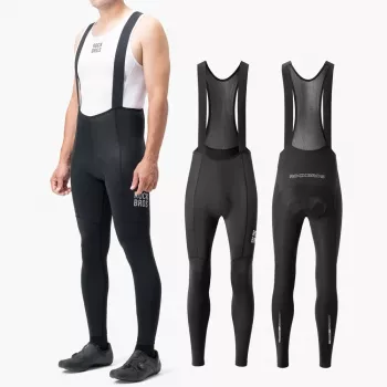 ROCKBROS cykelbukser med seler 200021 lange med polstring størrelse XL - sort