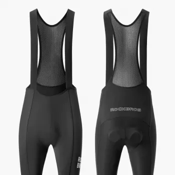 ROCKBROS cykelbukser med seler 200021 lange med polstring størrelse XXXL - sort