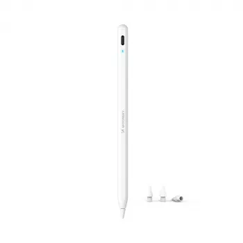 Wozinsky stylus til iPad Apple iPad 2018-2025 | USB-C | hurtigopladning - hvid