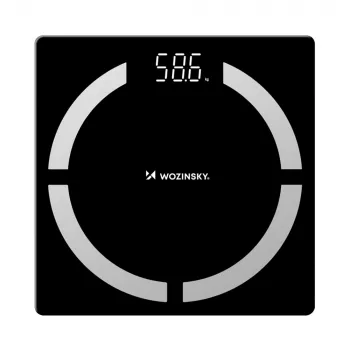 Wozinsky WIWL-30 smart kropskompositionsvægt Bluetooth - sort
