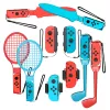 Nintendo Switch Sports 10-i-1 familie-tilbehørssæt - rød og blå sæt