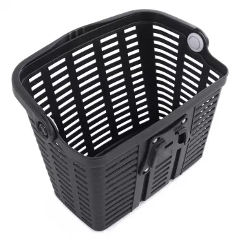 Wozinsky WKR-PK cykelkurv, plast, sort, styrbefæstning, 15L