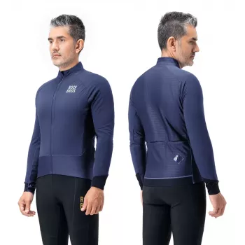 ROCKBROS YDWT014 vinterfleece to-lags cykeljakke XXL blå