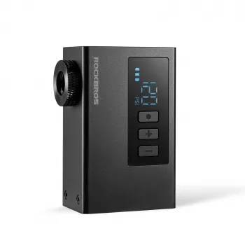 ROCKBROS AS240 PRO trådløs luftpumpe, 120 PSI kompressor, 420 mAh, sort