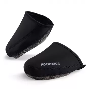 ROCKBROS LF1030 Vindtætte termotåhætter til cykelsko, sort, EU 36-42