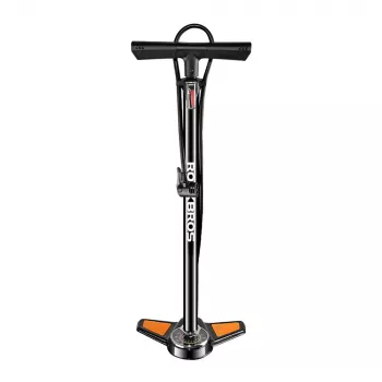 ROCKBROS Floor Pump GP6532B with Pressure Gauge - Black/Orange