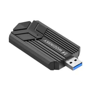 Wozinsky WAX-1800 Dual-Band Trådløs USB 3.0 WiFi 6 Adapter - sort