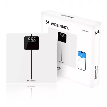 Wozinsky WIWL-180 intelligent kropsvægt Bluetooth, hvid