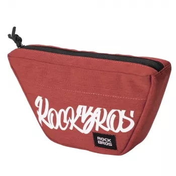 Rockbros G011 Flash Journey Handlebar Bag – Trapezoidal, Red