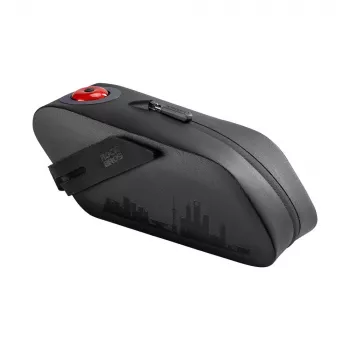 Rockbros AS-078-1 sadeltaske med smart baglygte, 0,8 L, sort
