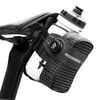 Rockbros P010 multifunktionel cykelsadelstaske, sort