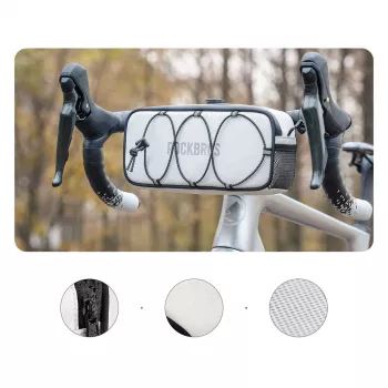 Rockbros TL001 ROAD TO SKY styrtaske 1,9L vandtæt – hvid