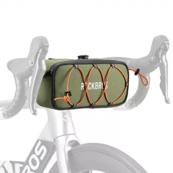 Rockbros TL001 ROAD TO SKY styrtaske 1,9L vandtæt – grøn