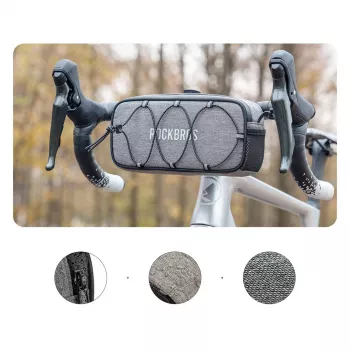 Rockbros TL001 ROAD TO SKY styrtaske 1,9L vandtæt – grå