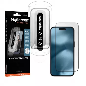 MyScreen Diamond Glass Pro Fit Frame til Apple iPhone 16 Pro Max