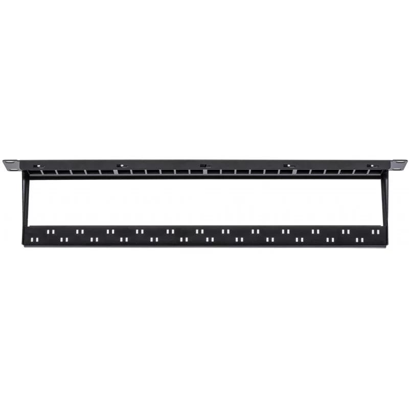 NETRACK 104-20 24-port Keystone patchpanel 1U 19 inch sort