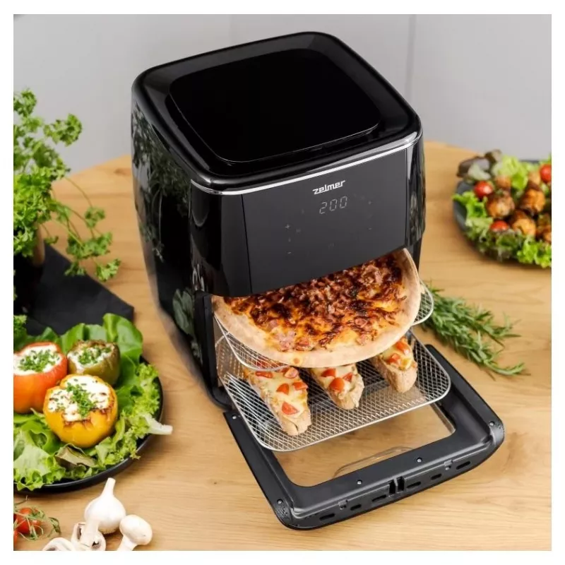 Zelmer ZAF7120 varmluftsfriture, sort
